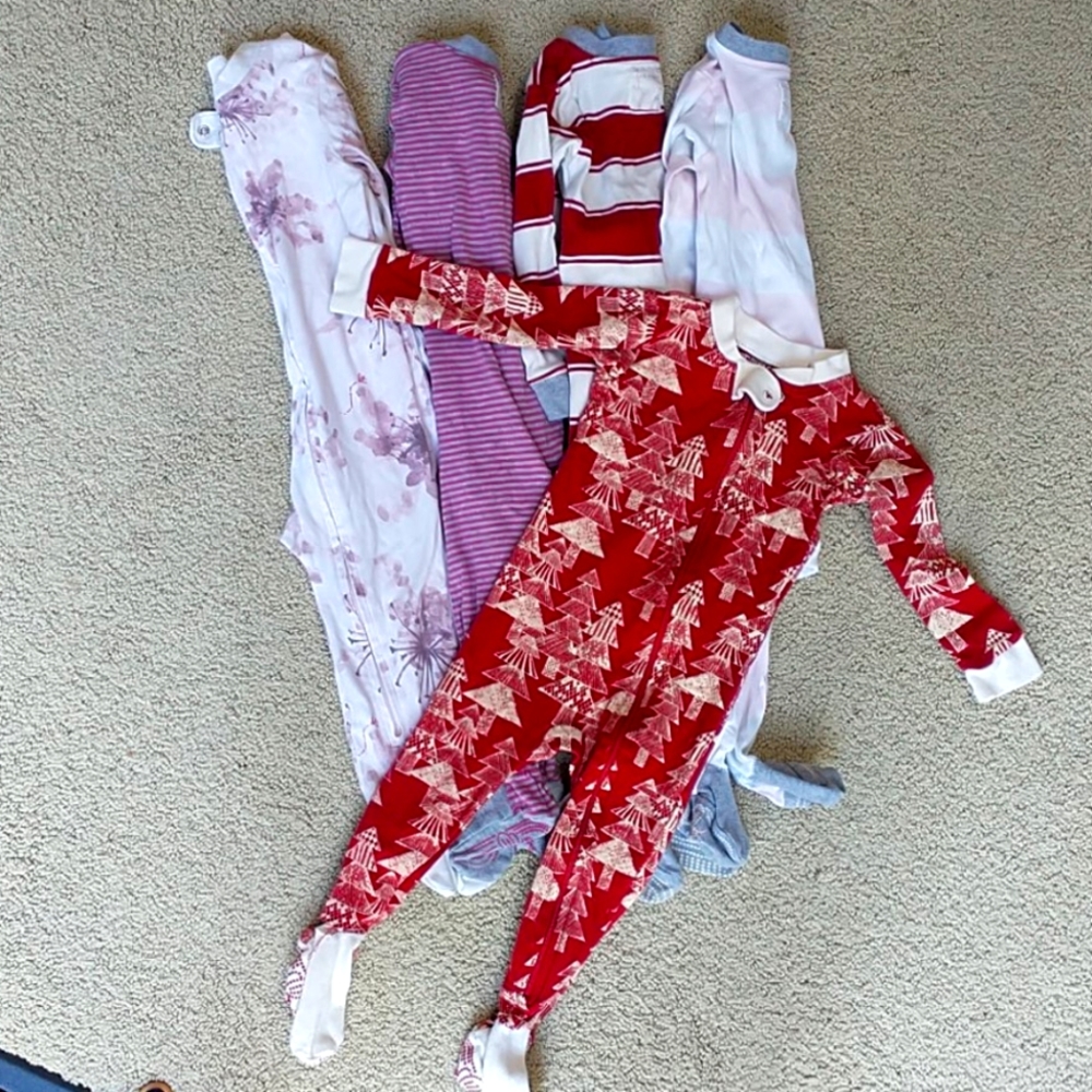 Baby Girl Burt's Bees Pajama Set